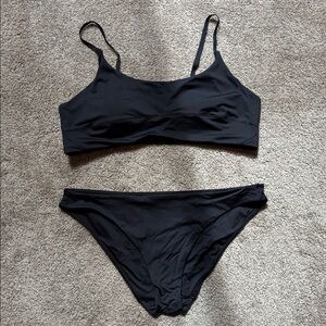 Everlane Black ReNew Bikini Set